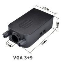 Conector Puerto DB15 D-SUB VGA 3 Filas Macho con Borneras