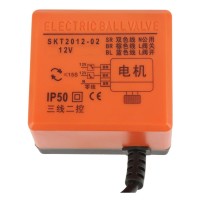 Electroválvula Motorizada con Llave de Bola Bidireccional IP50 12VDC DN15 SKT2012-02