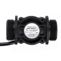 DN25 Sensor de Flujo Caudalímetro de Agua Diámetro 1 Pulgadas 60L/min Efecto Hall FS400A