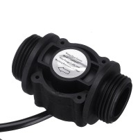 DN25 Sensor de Flujo Caudalímetro de Agua Diámetro 1 Pulgadas 60L/min Efecto Hall FS400A