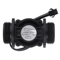 DN25 Sensor de Flujo Caudalímetro de Agua Diámetro 1 Pulgadas 60L/min Efecto Hall FS400A