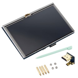 Pantalla LCD Táctil 5 Pulgadas 800x480 HDMI para Raspberry Pi 4