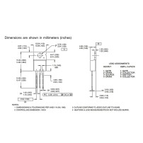 MOSFET Canal N Modelo IRF540N TO220