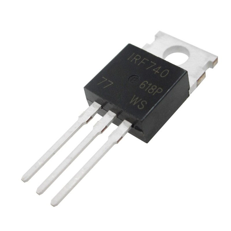 MOSFET Canal N Modelo IRF740 TO220