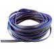 Cable AWG22 4 Pines Colores Para Proyectos o Cinta LED