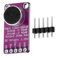 Módulo MAX9814 Sensor de Sonido Micrófono Electret 20-20kHz