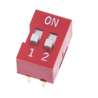 DIP Switch Interruptor de 2 Posiciones Individuales On/Off