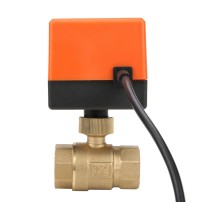 Electroválvula Motorizada con Llave de Bola Bidireccional IP50 220VAC DN25