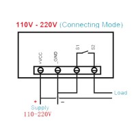 W3231 Interruptor Termostato Controlador de Temperatura 220V ON OFF -55 a 120°C