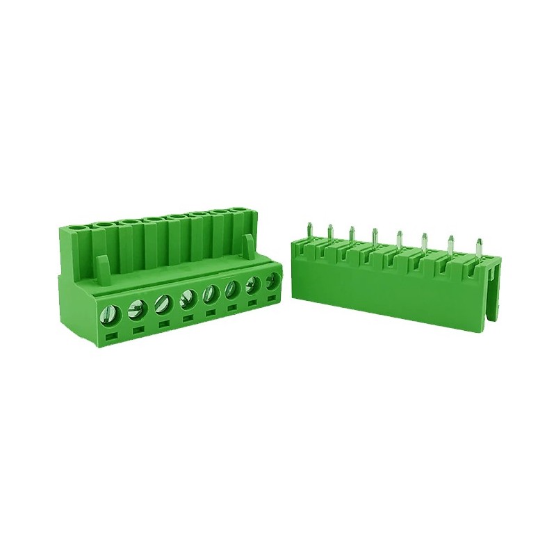 Juego de Conector Recto Terminal 8 Pines con Bornes Modelo 2EDG 5.08 8P