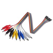 Pack 10pcs Cables Dupont Hembra Colores a Caiman 30cm