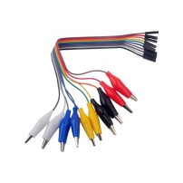 Pack 10pcs Cables Dupont Hembra Colores a Caiman 30cm