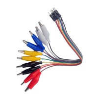 Pack 10pcs Cables Dupont Macho Colores a Caiman 30cm