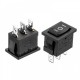 Interruptor ON-OFF-ON 3 Posiciones para Chasis Serie KCD1 15x21mm