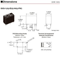 Relé Electromecánico OMRON Modelo G5Q-14 10A 250VAC 5A 30VDC