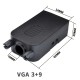 Conector Puerto DB15 D-SUB VGA 3 Filas Hembra con Borneras