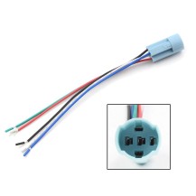 Zócalo Enchufe Volante de 5 Pines para Pulsador/Interruptor de 16mm con Anillo LED