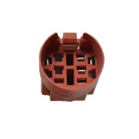 Zócalo Enchufe Volante de 5 Pines para Pulsador/Interruptor de 22mm con Anillo LED