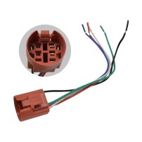 Zócalo Enchufe Volante de 5 Pines para Pulsador/Interruptor de 22mm con Anillo LED