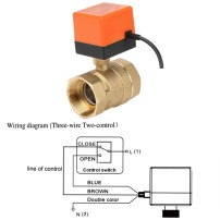 Electroválvula Motorizada con Llave de Bola Bidireccional IP50 12VDC DN50