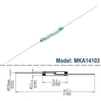 Reed Switch Normalmente Abierto Sensor Magnético ON/OFF