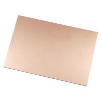 Placa PCB FR-4 Fibra de Vidrio Doble Cara Virgen de Cobre 10x15cm