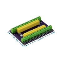 Base Adaptador con Terminales de Tornillo Bornera para Raspberry Pi Pico