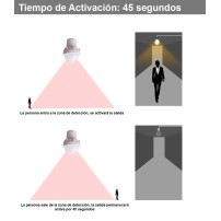 Sensor de Movimiento Detección para Montaje 20mm 100-250VAC 40W