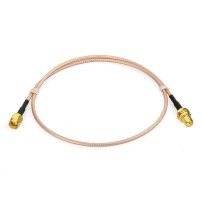 Cable Extensor Pigtail RP-SMA RG316 Largo 50cm Coaxial Antena Macho Hembra