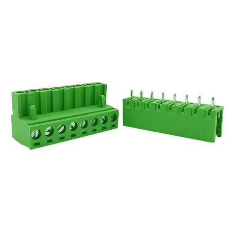 Juego de Conector Recto Terminal 8 Pines con Bornes Modelo 2EDG 5.08 8P