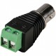 Conector Coaxial Hembra BNC Adaptador Cámara CCTV con Borneras