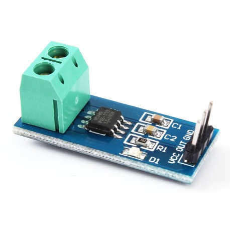 Sensor de Corriente Invasivo ACS712 20A