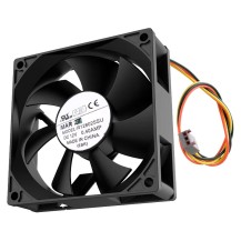 Ventilador Multipropósito 12VDC 0.4A Modelo R128025SU 3P 80x80x25mm