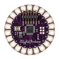 Arduino LillyPad + 10LEDs + 10Resistencias