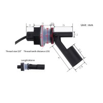 Sensor Flotante de Nivel para Líquidos Magnético NA ON/OFF