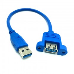 Cable USB 3.0 Tipo A Extensor para Panel o Chasis