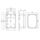 Caja Gabinete de Proyectos Electrónicos Impermeable 100x68x50mm