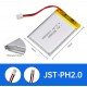 Batería Li-Po 3.7V 3.7Wh 1000mAh Modelo 503450 con Conector JST PH2.0