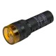 Luz Piloto LED Parpadeante con Alarma Panel 16mm AD16-16SM Colores 12V