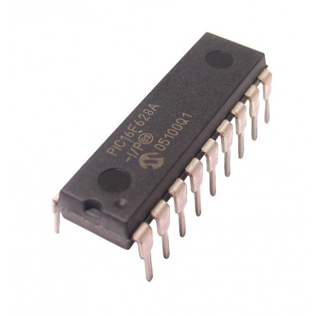 Microcontrolador 8bits Familia 16F PIC16F628A 18 Pines