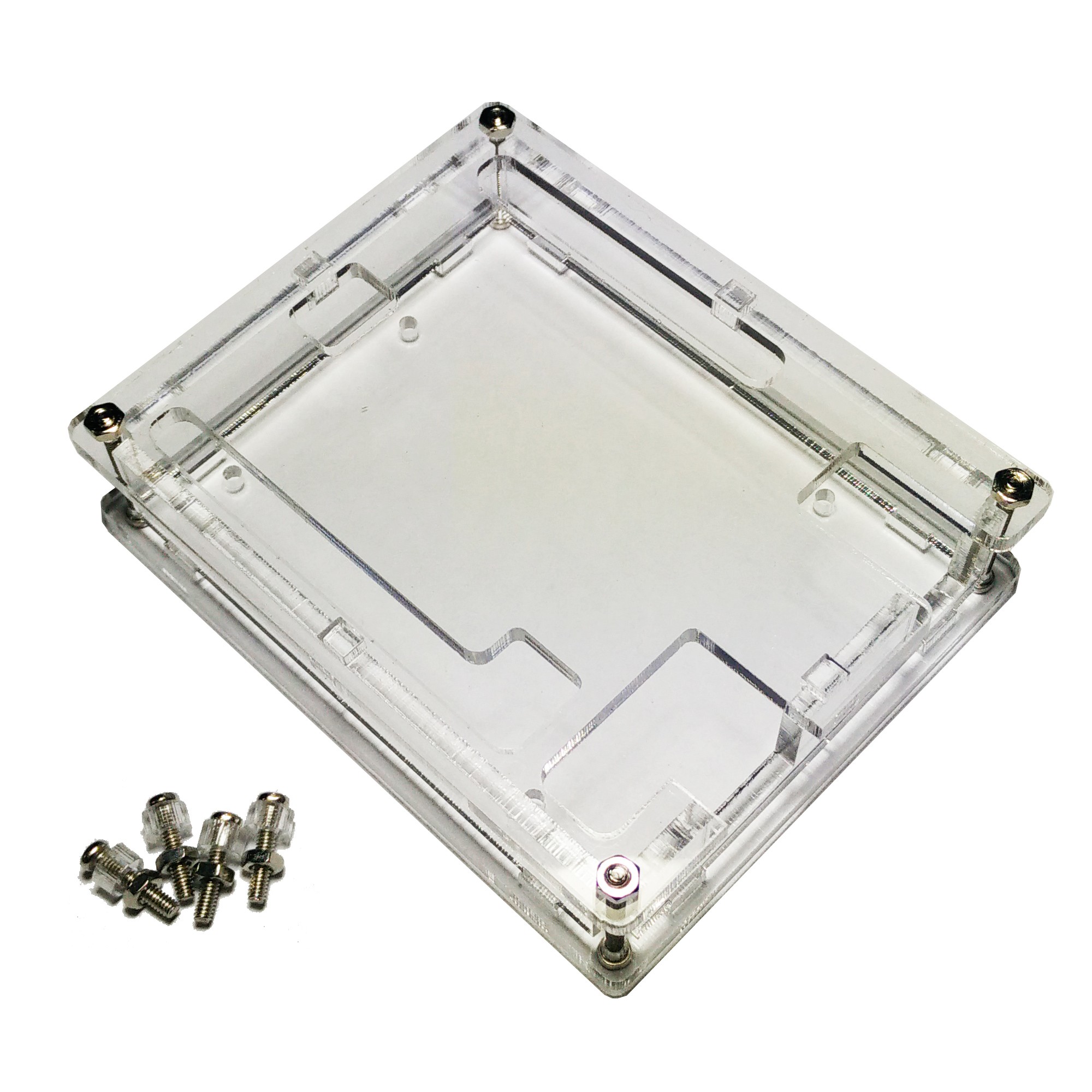 Caja Case Acrílico Arduino Uno R3 Transparente Armable 