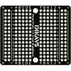 Placa Prototipo PCB Doble Faz Tipo Protoboard 210 Puntos Tamaño 44 x 55 mm