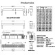 Conector de Datos Polarizado Hembra IDC de 40 Pines 2x20P