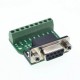 Conector Terminal PCB DB9 Serial RS232 Hembra con Borneras