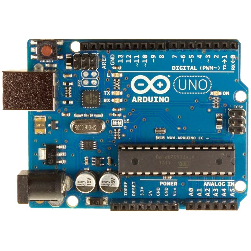 Arduino UNO R3 con Cable USB 5 Cables M-M y 5 Cables H-H