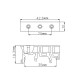 Soporte Placa PCB para Montaje en Riel DIN 35 Modelo DRG-01