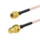 Cable Extensor Pigtail RP-SMA RG316 Largo 50cm Coaxial Antena Macho Hembra