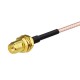 Cable Extensor Pigtail RP-SMA RG316 Largo 50cm Coaxial Antena Macho Hembra