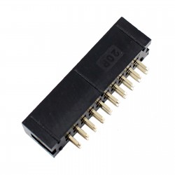 Conector de Datos Polarizado Recto Macho IDC de 20 Pines 2x10P para PCB