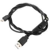 Cable de Alimentación USB para Raspberry Pi con Interruptor ON/OFF